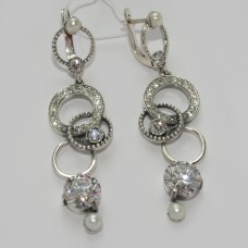 Серебряные серьги бр-10988