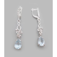 Серебряные серьги "Бовиэя 2" бр-1112079