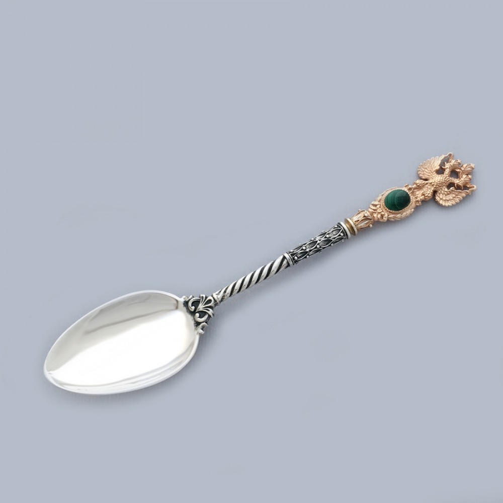 Серебряная ложка Царская ДК-55028