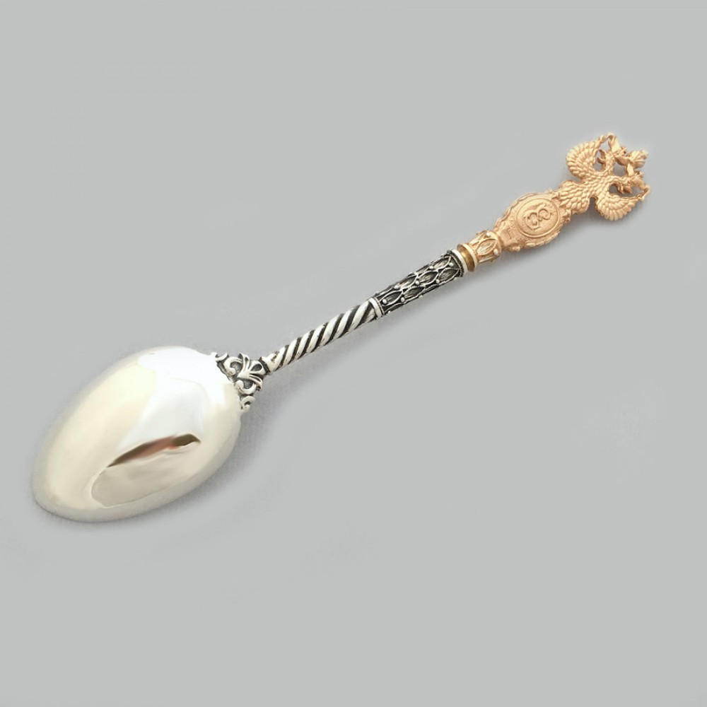 Срібна ложка Царська ДК-55028