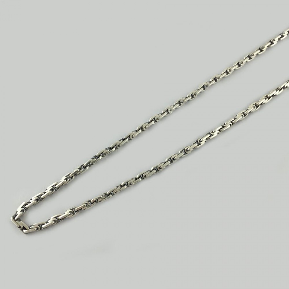 Серебряная цепочка оригинального плетения БР-0001541