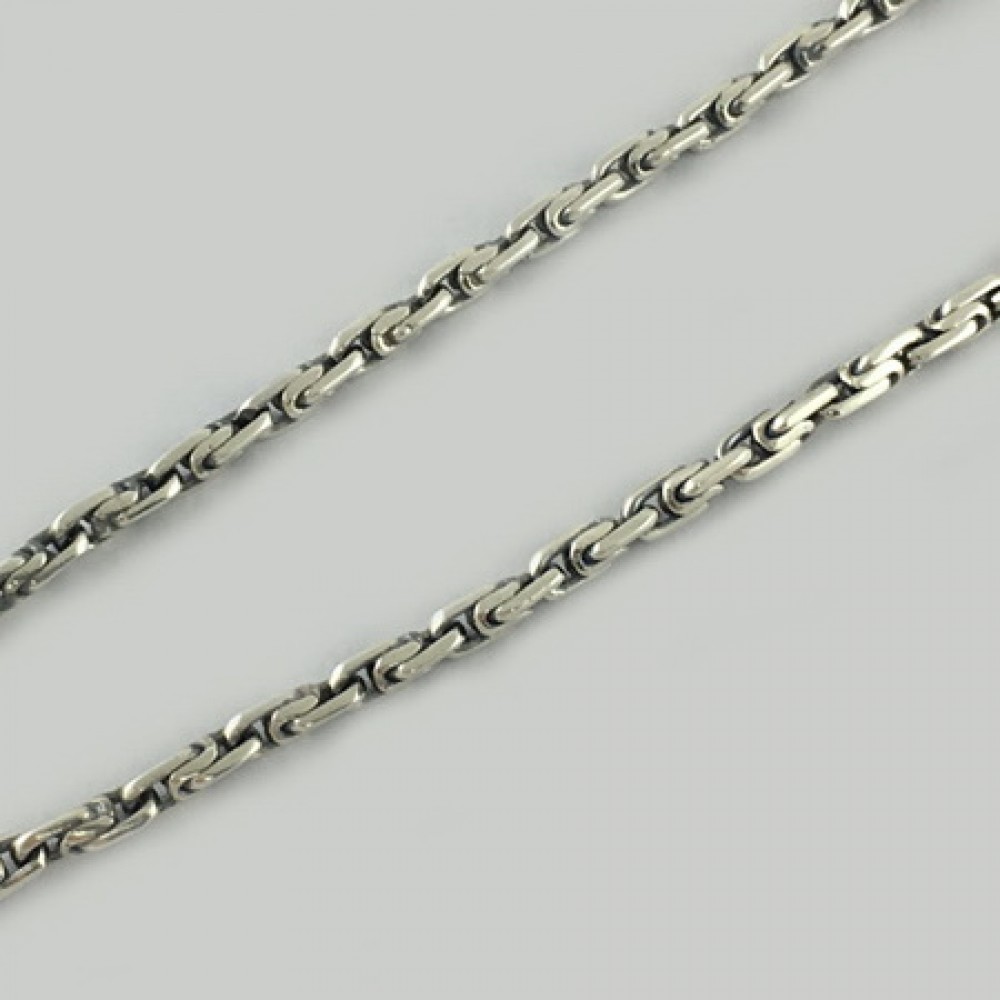 Серебряная цепочка оригинального плетения БР-0001541