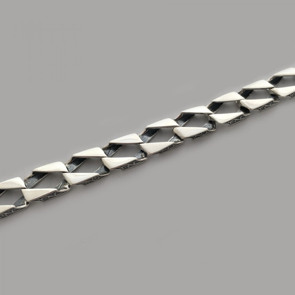 Срібний чоловічий браслет БР-0025951