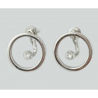 Серебряные родированые серьги-джекеты ЛУИЗА ЛЗ-29219