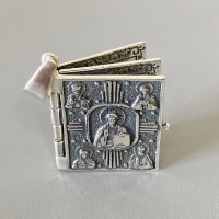 Кулон-оберіг із срібла Молитва водителя СТП-325/1