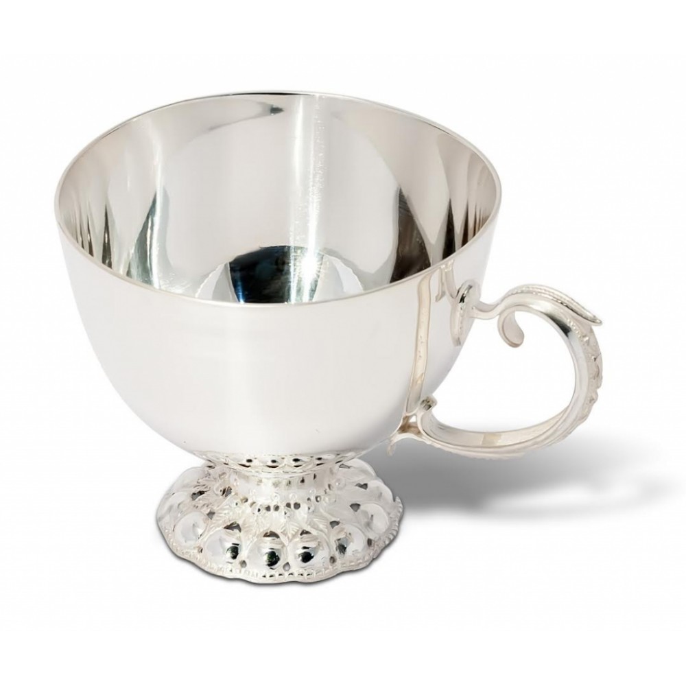 Чашка срібна кавова на ажурній ніжці ХЮ- 090072