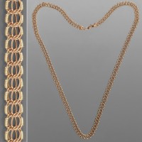 Золотая цепочка Питон 55см 1043