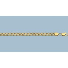 Золотая цепочка Бисмарк плоский 45см шк-1054