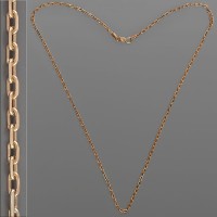 Золотая цепочка Якорная 60см шк-1065/2
