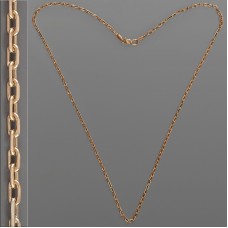 Золотая цепочка Якорная 60см шк-1065/2