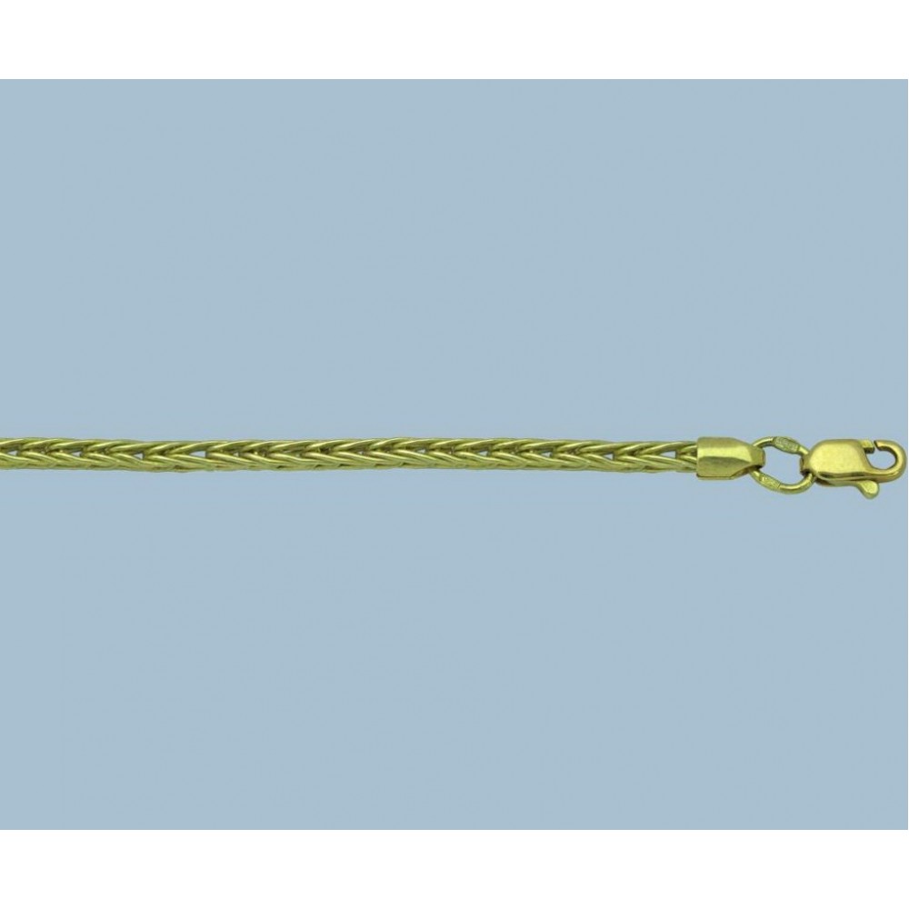 Золотая цепочка Колосок 50см шк-1102