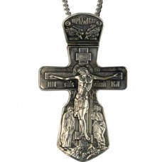Крест №22 "Голгофа" серебряный с чернением 2.10.0022