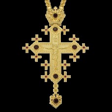 Крест наперсный латунный с цепью 2.10.0102ЛП1ЛП