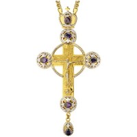 Крест латунный с цепью 2.10.0124ЛП1ЛП