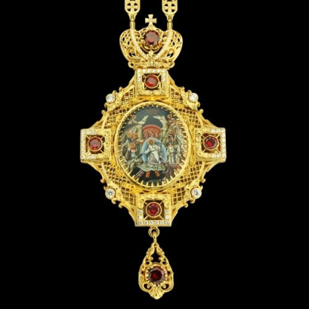 Панагия латунная с цепью аг-2.7.0127ЛП-239ЛП