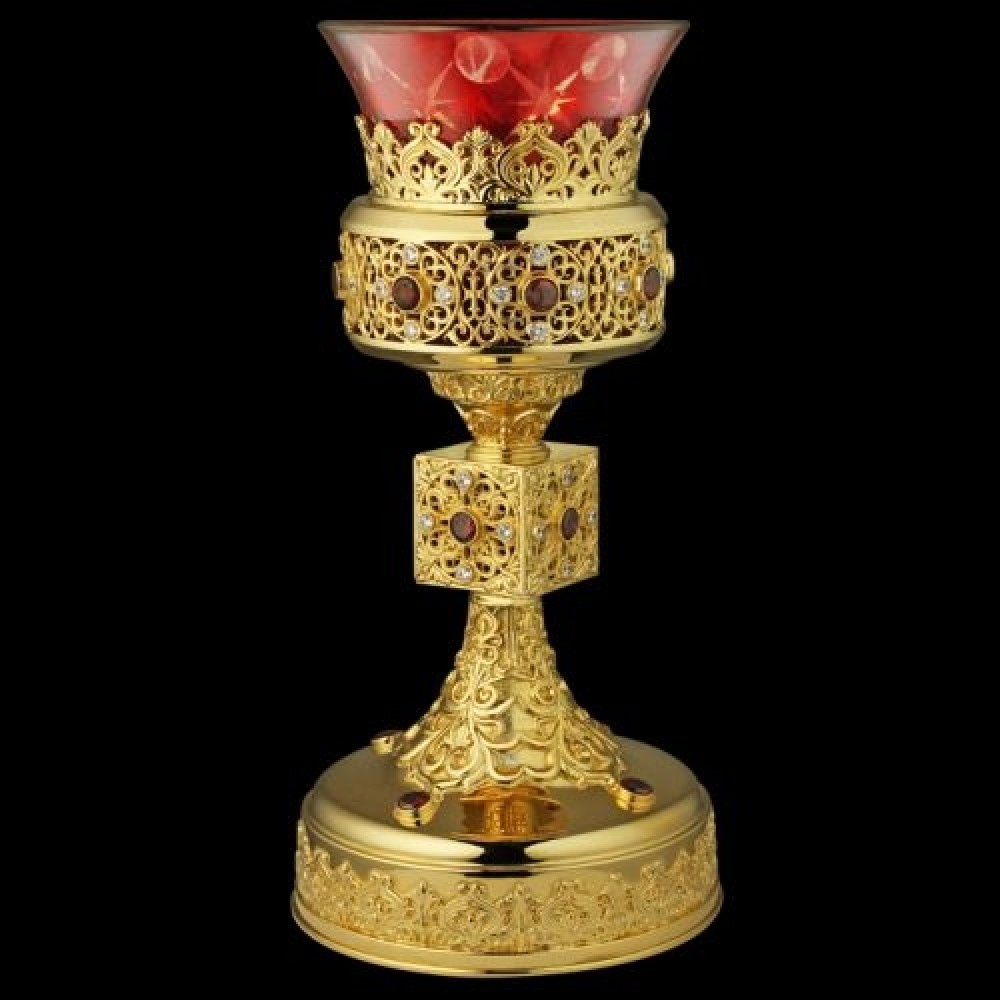 Лампада напрестольная латунная аг-2.7.0694ЛП