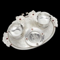 Поднос латунный для архиерейской запивки аг-2.7.0729Л