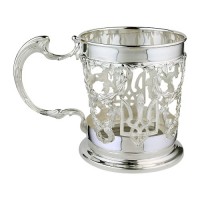 Подстаканник латунный с Гербом Украины аг-2.8.0028Л