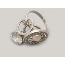 Срібна каблучка фантазійне бр-7014121