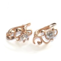 Золотые серьги дс-30001