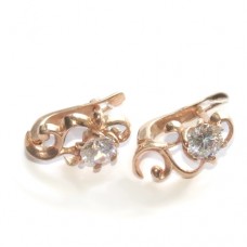 Золотые серьги дс-30001