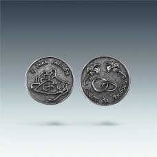Сувенирная серебряная монетка "Совет да Любовь" ЛЗ-3063