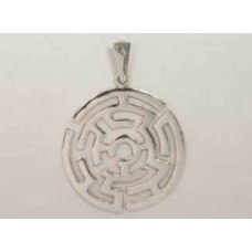 Серебряная подвеска Лабиринт бр-3100145