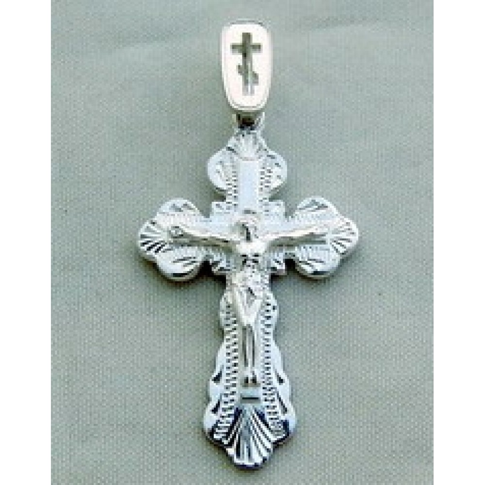 Срібний хрестик 87