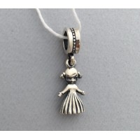 Серебряная бусина Девочка бр-0059831
