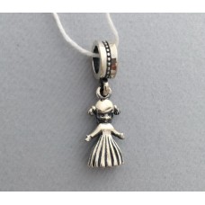Серебряная бусина "Девочка" бр-0059831