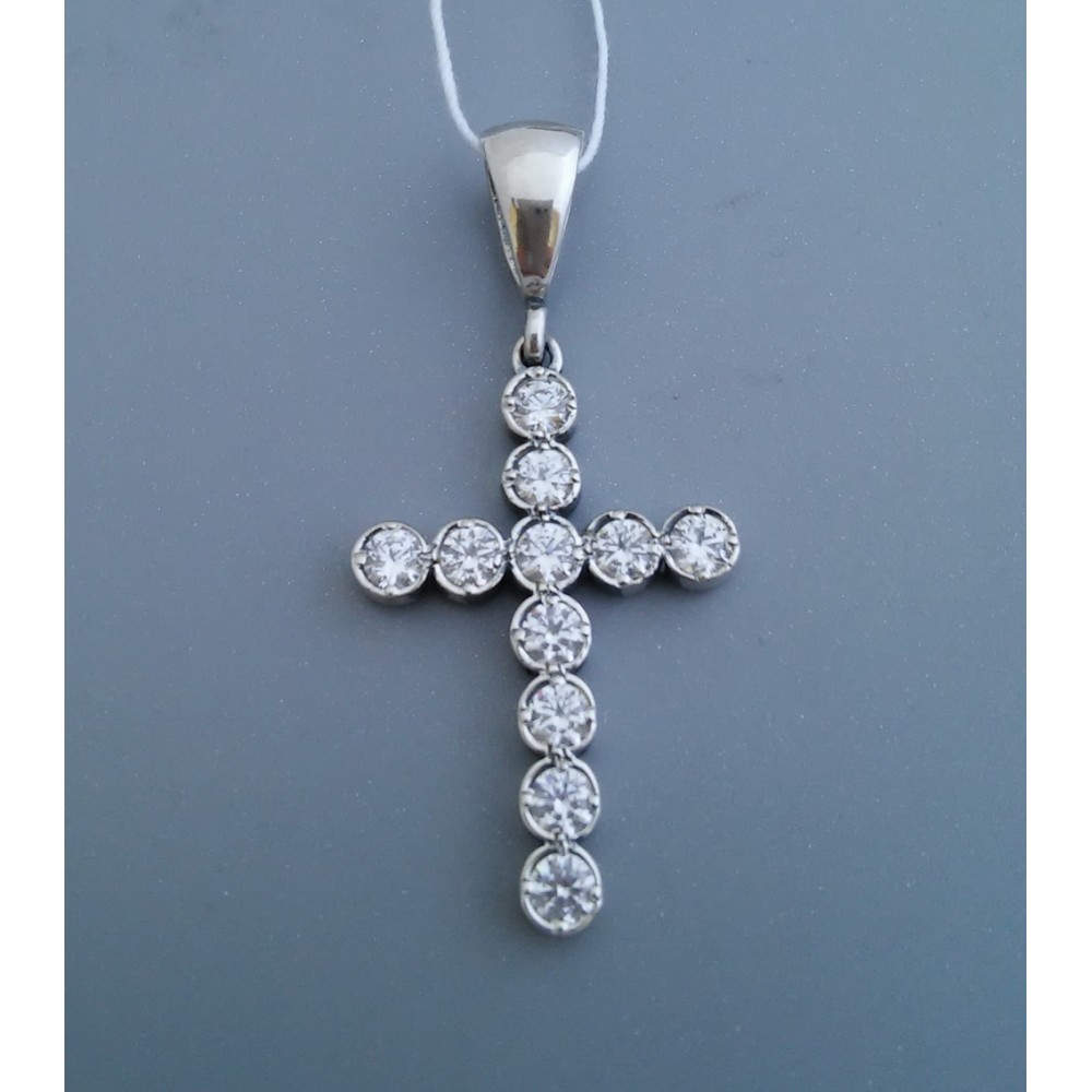 Серебряный крест бр-3110549