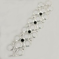 Серебряный браслет бр-00322