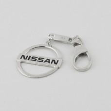 Серебряная брелока "Nissan" (Ниссан) 8122