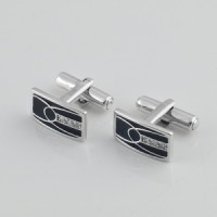 Серебряные запонки ЮМ-8242