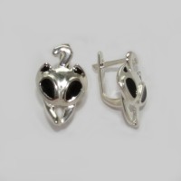 Срібні сережки бр-00272