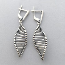 Серебряные серьги бр-0037111