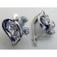 Срібні сережки Віола бр-1110665