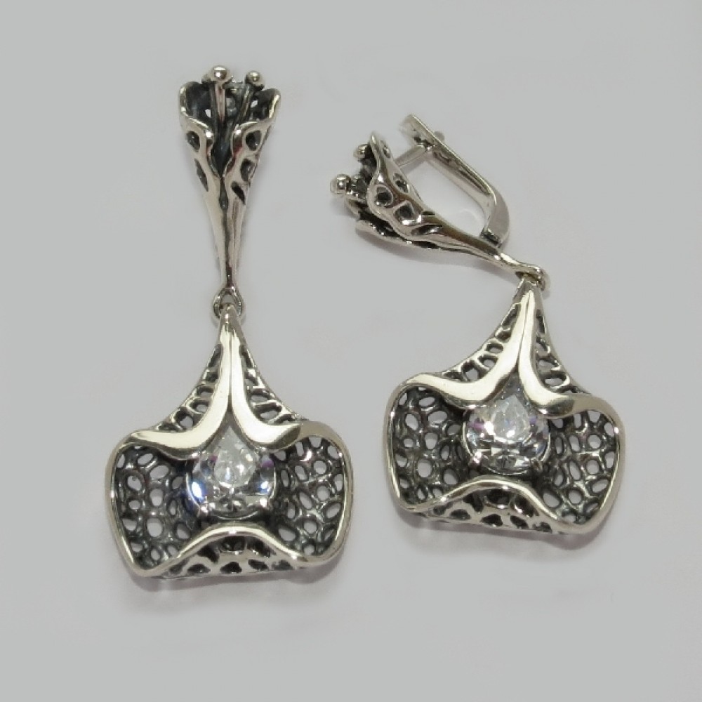 Серебряные серьги бр-11430