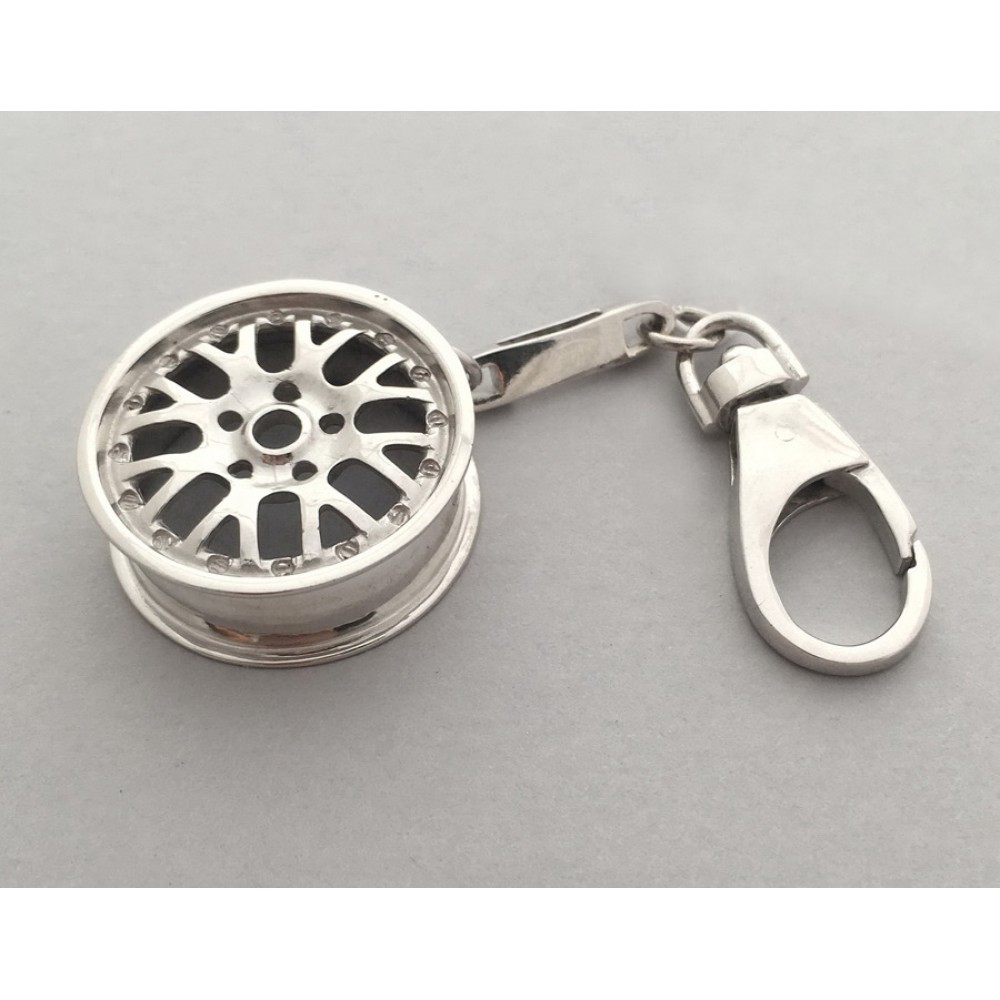 Срібний брелок Диск автомобільний ЮМ-8141