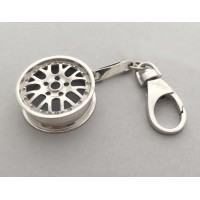 Серебряный брелок Диск автомобильный Арт. ЮМ-8141