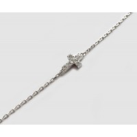 Срібний браслет Крест БР-1052551