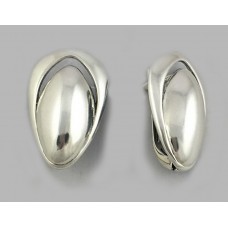Серебряные серьги без камней БР-0040711
