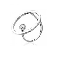 Серебряное родированое кольцо ЛУИЗА ЛЗ-19219