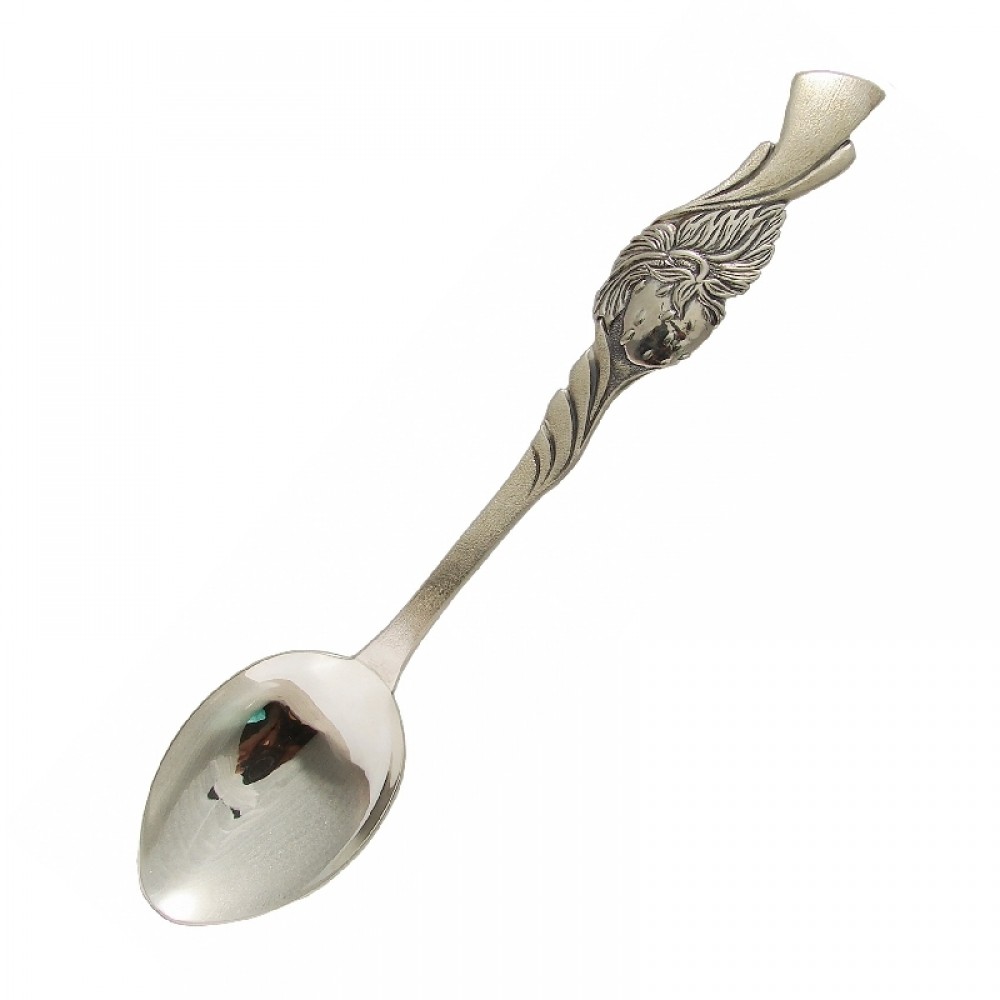 Срібна десертна ложка Полуничка бр-15