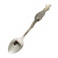 Серебряная десертная ложка Клубничка бр-15