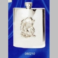 Срібна фляга Кабан ХЮ-080210