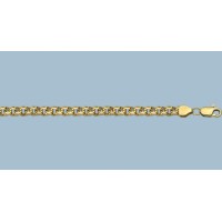 Золотая цепочка Бисмарк плоский 50см шк-1054