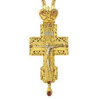 Крест латунный в позолоте с цепью 2.10.0123ЛП1ЛП