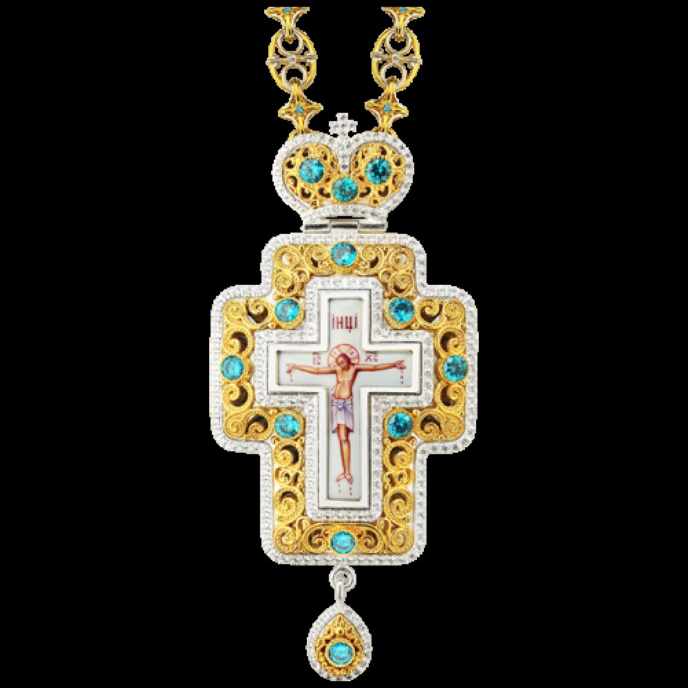 Крест наперсный серебряный 2.10.0135-144П