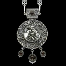 Панагия серебряная с цепью аг-2.7.0138Н39